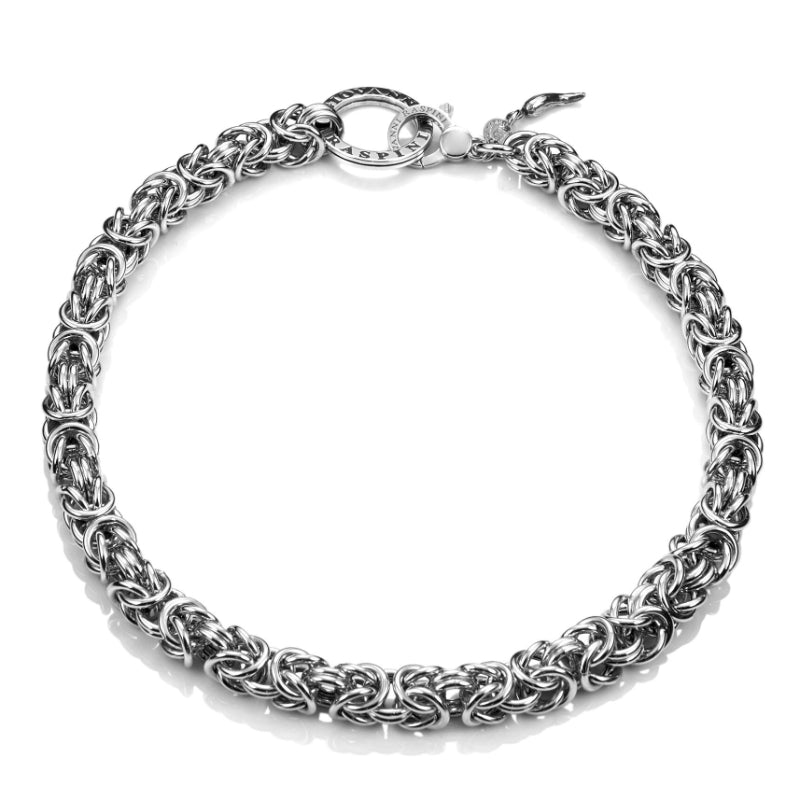 Collana Donna Giovanni Raspini Argento 925 Catena Bizantina Grande 07129